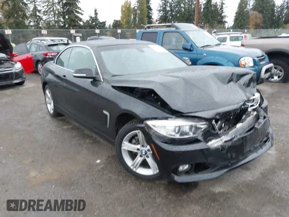 ✅ 2015 BMW 4 Series 428i xDrive • VIN: WBA3T1C50FP820495 • Lot: 43469119. Listed on IAAI with 78,947 mi. Free auction sales archive from the USA and detailed vehicle history report at DreamBid. Image 1.