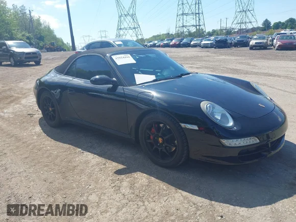 ✅ 2007 Porsche 911 Carrera S • VIN: WP0CB29967S776815 • Lot: 45024444. Listed on IAAI with 94,325 mi. Free auction sales archive from the USA and detailed vehicle history report at DreamBid. Image 1.