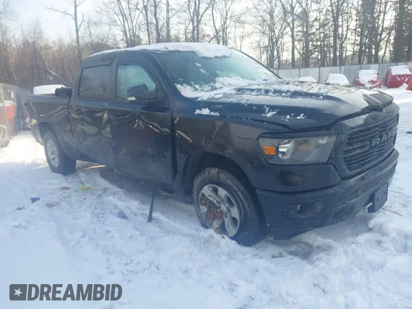 ✅ 2019 Ram 1500 Big Horn • VIN: 1C6SRFMT1KN625638 • Lot: 44029149. Wystawiony na IAAI z przebiegiem 163 385 mil. Bezpłatny archiwum sprzedaży aukcyjnych z USA i szczegółowy raport historii pojazdu na DreamBid. Zdjęcie 1.