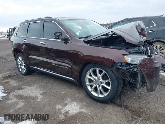 ✅ 2015 Jeep Grand Cherokee Summit • VIN: 1C4RJFJT0FC909914 • Лот: 44262394. Опубликован ранее на IAAI с пробегом 134 105 миль. Бесплатный доступ к архиву аукционных продаж из США и подробный отчёт об истории автомобиля на DreamBid. Изображение 1.