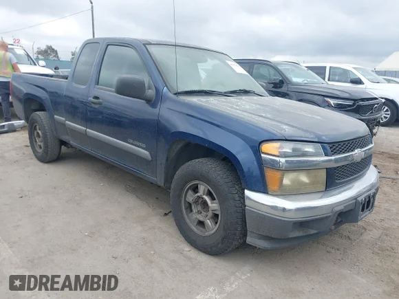 ✅ 2004 Chevrolet Colorado Z71 • VIN: 1GCCS196248130650 • Lot: 45178133. Wystawiony na IAAI z przebiegiem 181 064 mil. Bezpłatny archiwum sprzedaży aukcyjnych z USA i szczegółowy raport historii pojazdu na DreamBid. Zdjęcie 1.