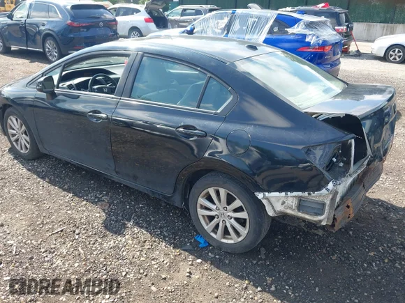 ✅ 2012 Honda Civic EX-L • VIN: 19XFB2F9XCE301277 • Lot: 45332218. Listed on IAAI with 109,717 mi. Free auction sales archive from the USA and detailed vehicle history report at DreamBid. Image 3.