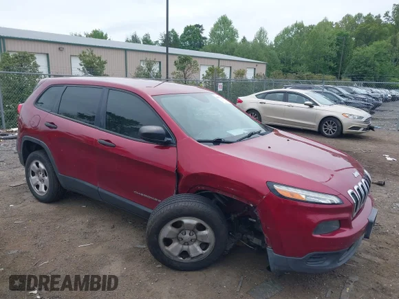 ✅ 2014 Jeep Cherokee Sport • VIN: 1C4PJLAB2EW208494 • Lot: 44972211. Wystawiony na IAAI z przebiegiem 134 887 mil. Bezpłatny archiwum sprzedaży aukcyjnych z USA i szczegółowy raport historii pojazdu na DreamBid. Zdjęcie 1.
