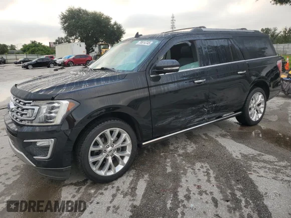 ✅ 2018 Ford Expedition Max Limited • VIN: 1FMJK1KTXJEA32675 • Лот: 70814745. Опубліковано раніше на Copart з пробігом 105 888 миль. Безкоштовний доступ до архіву аукціонних продажів зі США та докладний звіт про історію автомобіля на DreamBid. Зображення 1.
