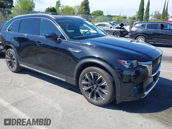 ✅ 2024 Mazda CX-90 Premium • VIN: JM3KKDHA3R1180094 • Lot: 44778741. Listed on IAAI with 15,460 mi. Free auction sales archive from the USA and detailed vehicle history report at DreamBid. Image 1.