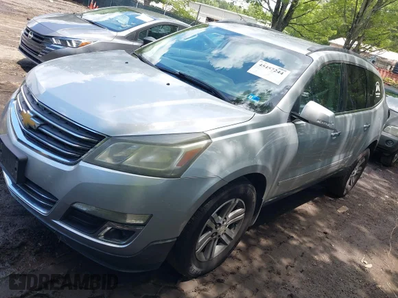✅ 2015 Chevrolet Traverse LT • VIN: 1GNKRHKDXFJ110125 • Лот: 45457244. Опубликован ранее на IAAI с пробегом 160 189 миль. Бесплатный доступ к архиву аукционных продаж из США и подробный отчёт об истории автомобиля на DreamBid. Изображение 2.