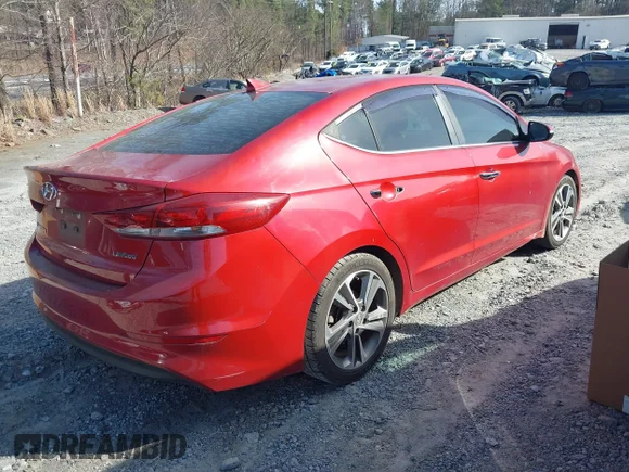 ✅ 2017 Hyundai Elantra Limited • VIN: 5NPD84LF6HH037120 • Лот: 41758760. Опубліковано раніше на IAAI з пробігом 148 980 миль. Безкоштовний доступ до архіву аукціонних продажів зі США та докладний звіт про історію автомобіля на DreamBid. Зображення 4.