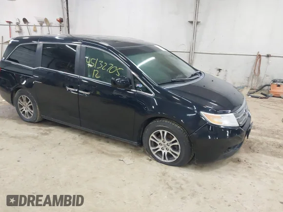 ✅ 2012 Honda Odyssey EX-L • VIN: 5FNRL5H66CB042327 • Lot: 45132705. Wystawiony na IAAI z przebiegiem 157 305 mil. Bezpłatny archiwum sprzedaży aukcyjnych z USA i szczegółowy raport historii pojazdu na DreamBid. Zdjęcie 1.