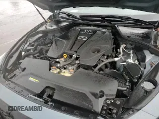 ✅ 2021 Infiniti Q50 Red Sport 400 • VIN: JN1FV7DR9MM880064 • Lot: 81423665. Listed on Copart with 40,471 mi. Free auction sales archive from the USA and detailed vehicle history report at DreamBid. Image 13.