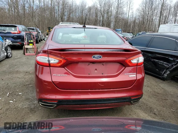 ✅ 2016 Ford Fusion Titanium • VIN: 3FA6P0K91GR346933 • Lot: 45162673. Wystawiony na Copart z przebiegiem 98 343 mil. Bezpłatny archiwum sprzedaży aukcyjnych z USA i szczegółowy raport historii pojazdu na DreamBid. Zdjęcie 6.