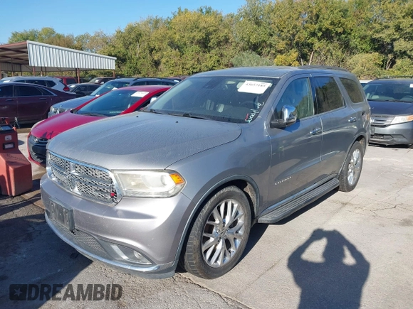 ✅ 2014 Dodge Durango Citadel • VIN: 1C4RDHEG5EC281699 • Lot: 43657185. Wystawiony na IAAI z przebiegiem 161 855 mil. Bezpłatny archiwum sprzedaży aukcyjnych z USA i szczegółowy raport historii pojazdu na DreamBid. Zdjęcie 2.
