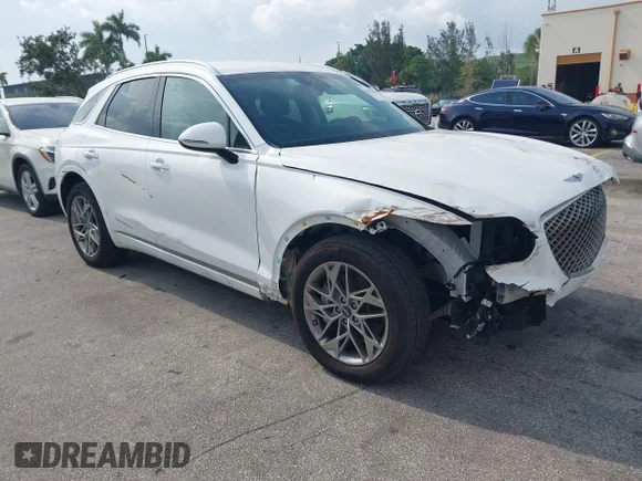 ✅ 2025 Genesis GV70 2.5T • VIN: KMUMADTB7SU207156 • Lot: 45434888. Listed on IAAI with 41,160 mi. Free auction sales archive from the USA and detailed vehicle history report at DreamBid. Image 1.