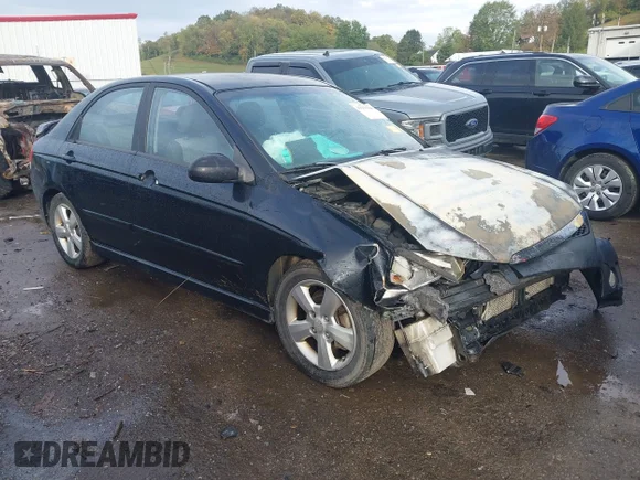 ✅ 2009 Kia Spectra EX • VIN: KNAFE222895024050 • Lot: 43291250. Wystawiony na IAAI z przebiegiem 318 341 mil. Bezpłatny archiwum sprzedaży aukcyjnych z USA i szczegółowy raport historii pojazdu na DreamBid. Zdjęcie 1.