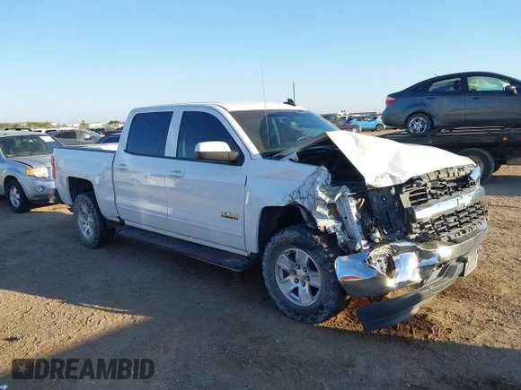 ✅ 2018 Chevrolet Silverado 1500 LT • VIN: 3GCPCREH6JG502971 • Lot: 43662581. Listed on IAAI with 122,209 mi. Free auction sales archive from the USA and detailed vehicle history report at DreamBid. Image 1.