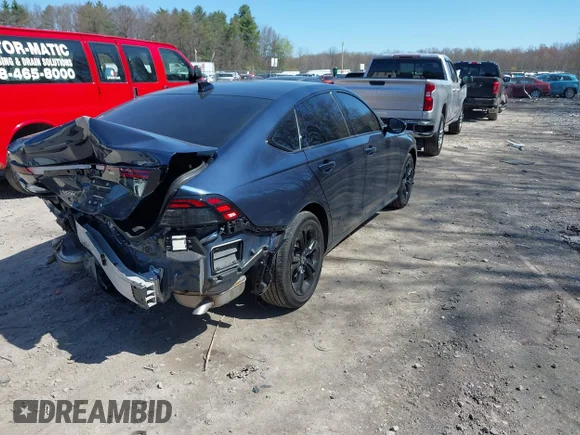 ✅ 2025 Honda Accord SE • VIN: 1HGCY1F49SA052912 • Lot: 44930912. Wystawiony na IAAI z przebiegiem 7 497 mil. Bezpłatny archiwum sprzedaży aukcyjnych z USA i szczegółowy raport historii pojazdu na DreamBid. Zdjęcie 4.