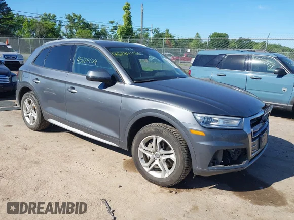 ✅ 2018 Audi Q5 Premium • VIN: WA1ANAFY5J2116576 • Lot: 45284104. Listed on IAAI with 144,650 mi. Free auction sales archive from the USA and detailed vehicle history report at DreamBid. Image 1.