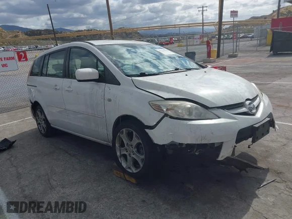 ✅ 2009 Mazda 5 Sport • VIN: JM1CR29L190345658 • Лот: 45214366. Опубліковано раніше на IAAI з пробігом 179 199 миль. Безкоштовний доступ до архіву аукціонних продажів зі США та докладний звіт про історію автомобіля на DreamBid. Зображення 1.