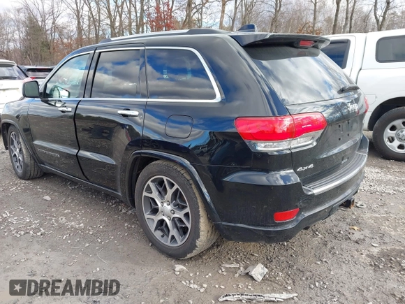 ✅ 2019 Jeep Grand Cherokee Overland • VIN: 1C4RJFCG0KC570470 • Lot: 43706003. Wystawiony na IAAI z przebiegiem 54 907 mil. Bezpłatny archiwum sprzedaży aukcyjnych z USA i szczegółowy raport historii pojazdu na DreamBid. Zdjęcie 3.