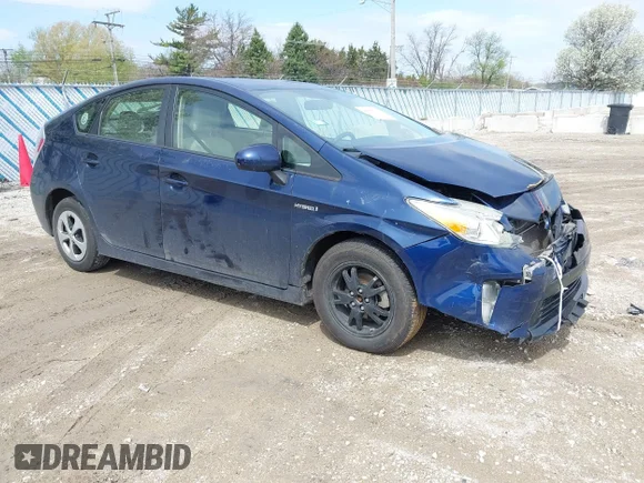 ✅ 2012 Toyota Prius Three • VIN: JTDKN3DUXC1548434 • Lot: 44868161. Listed on IAAI with 223,682 mi. Free auction sales archive from the USA and detailed vehicle history report at DreamBid. Image 1.