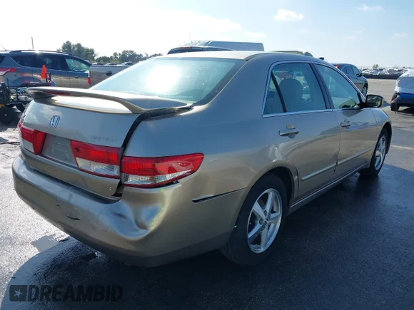 ✅ 2003 Honda Accord EX • VIN: 1HGCM55653A063431 • Lot: 43896268. Wystawiony na IAAI z przebiegiem 183 495 mil. Bezpłatny archiwum sprzedaży aukcyjnych z USA i szczegółowy raport historii pojazdu na DreamBid. Zdjęcie 4.
