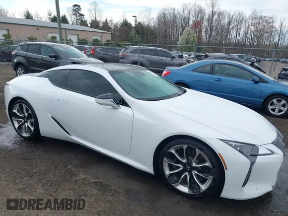 ✅ 2018 Lexus LC 500h • VIN: JTHHP5AY9JA000847 • Lot: 41898193. Listed on IAAI with 54,626 mi. Free auction sales archive from the USA and detailed vehicle history report at DreamBid. Image 1.