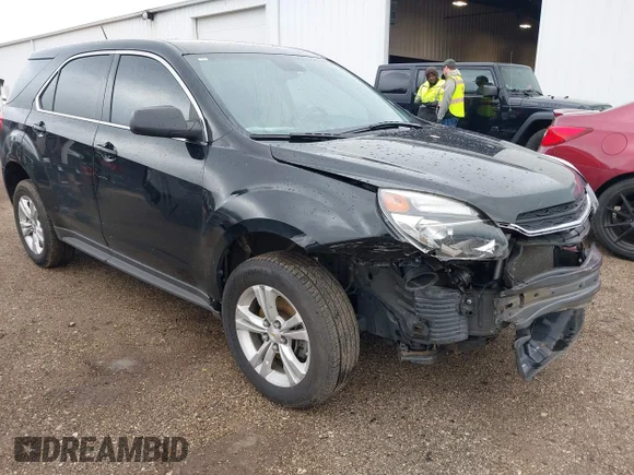 ✅ 2017 Chevrolet Equinox LS • VIN: 2GNALBEK3H6107345 • Lot: 44883286. Wystawiony na IAAI z przebiegiem 77 334 mil. Bezpłatny archiwum sprzedaży aukcyjnych z USA i szczegółowy raport historii pojazdu na DreamBid. Zdjęcie 1.