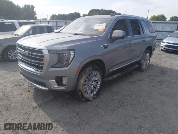 ✅ 2024 GMC Yukon SLT • VIN: 1GKS2BKD4RR273423 • Lot: 45122926. Wystawiony na IAAI z przebiegiem 71 275 mil. Bezpłatny archiwum sprzedaży aukcyjnych z USA i szczegółowy raport historii pojazdu na DreamBid. Zdjęcie 2.