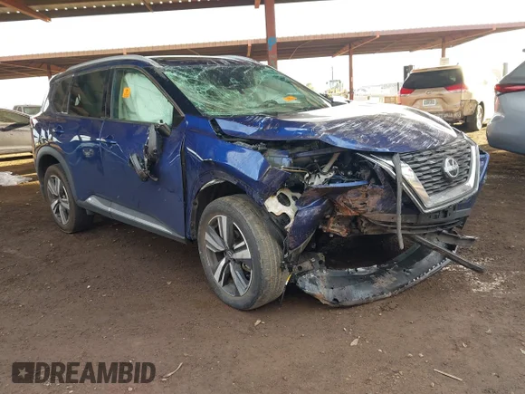 ✅ 2022 Nissan Rogue SL • VIN: 5N1BT3CA7NC694502 • Lot: 43685937. Wystawiony na IAAI z przebiegiem Nie podano. Bezpłatny archiwum sprzedaży aukcyjnych z USA i szczegółowy raport historii pojazdu na DreamBid. Zdjęcie 1.