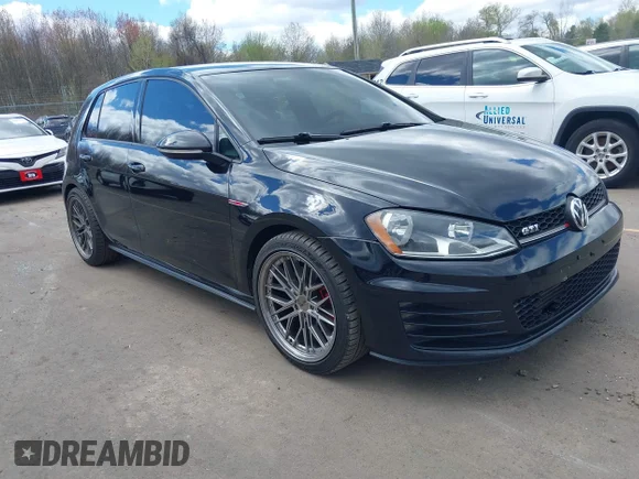 ✅ 2015 Volkswagen Golf GTI S • VIN: 3VW5T7AU6FM048175 • Лот: 44885080. Опубликован ранее на IAAI с пробегом 69 273 миль. Бесплатный доступ к архиву аукционных продаж из США и подробный отчёт об истории автомобиля на DreamBid. Изображение 1.