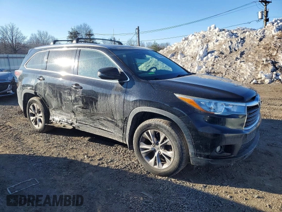 ✅ 2015 Toyota Highlander XLE • VIN: 5TDJKRFH6FS179067 • Lot: 77104685. Wystawiony na Copart z przebiegiem 182 936 mil. Bezpłatny archiwum sprzedaży aukcyjnych z USA i szczegółowy raport historii pojazdu na DreamBid. Zdjęcie 4.