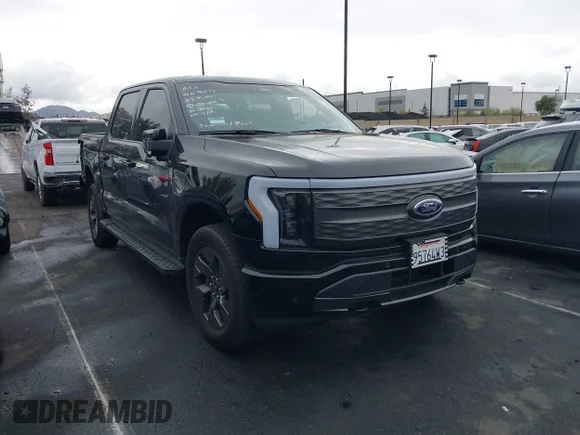 ✅ 2023 Ford F-150 Lightning Pro • VIN: 1FTVW1EL0PWG29715 • Lot: 42023439. Listed on IAAI with 10,637 mi. Free auction sales archive from the USA and detailed vehicle history report at DreamBid. Image 1.
