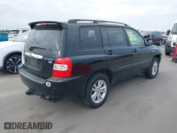 ✅ 2006 Toyota Highlander • VIN: JTEEW21A760019916 • Lot: 44696763. Wystawiony na IAAI z przebiegiem 232 022 mil. Bezpłatny archiwum sprzedaży aukcyjnych z USA i szczegółowy raport historii pojazdu na DreamBid. Zdjęcie 4.