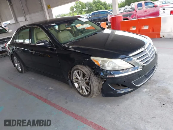 ✅ 2013 Hyundai Genesis 3.8L • VIN: KMHGC4DD4DU239992 • Lot: 42580795. Listed on IAAI with 158,282 mi. Free auction sales archive from the USA and detailed vehicle history report at DreamBid. Image 1.
