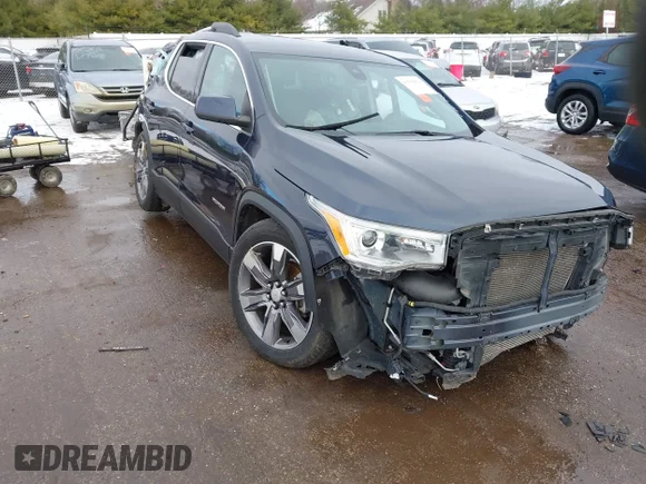 ✅ 2019 GMC Acadia SLT • VIN: 1GKKNNLS2KZ202085 • Lot: 43796814. Wystawiony na IAAI z przebiegiem 82 196 mil. Bezpłatny archiwum sprzedaży aukcyjnych z USA i szczegółowy raport historii pojazdu na DreamBid. Zdjęcie 1.