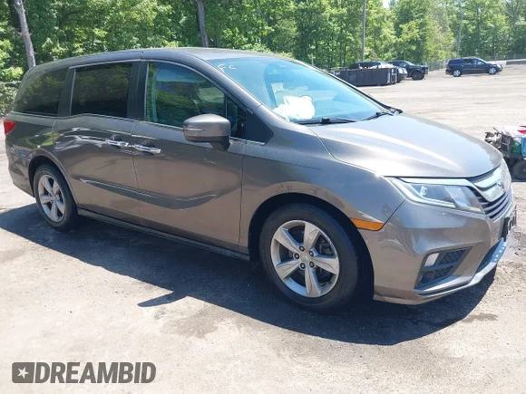 ✅ 2019 Honda Odyssey EX-L • VIN: 5FNRL6H7XKB040870 • Лот: 45093983. Опубліковано раніше на IAAI з пробігом 87 620 миль. Безкоштовний доступ до архіву аукціонних продажів зі США та докладний звіт про історію автомобіля на DreamBid. Зображення 1.