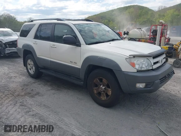 ✅ 2003 Toyota 4Runner SR5 Sport • VIN: JTEBU14R330012610 • Лот: 45023118. Опубліковано раніше на IAAI з пробігом 212 802 миль. Безкоштовний доступ до архіву аукціонних продажів зі США та докладний звіт про історію автомобіля на DreamBid. Зображення 1.