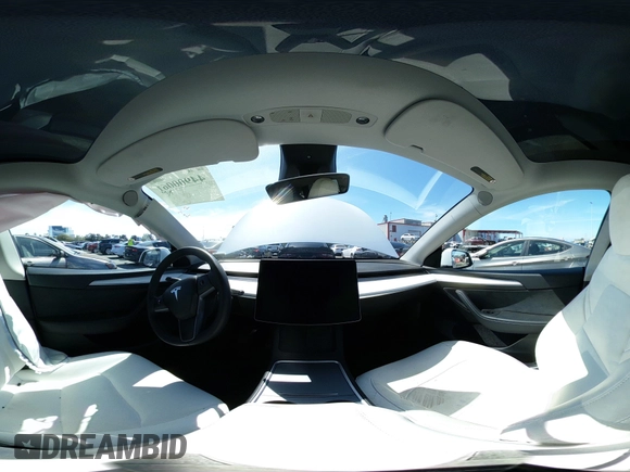 ✅ 2025 Tesla Model Y Long Range • VIN: 7SAYGDED3SF282241 • Lot: 44900061. Listed on IAAI with 26,821 mi. Free auction sales archive from the USA and detailed vehicle history report at DreamBid. Image 22.