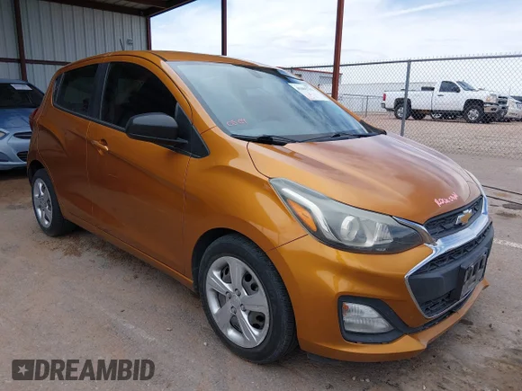 ✅ 2019 Chevrolet Spark LS • VIN: KL8CB6SA6KC745880 • Lot: 45005731. Wystawiony na IAAI z przebiegiem 38 867 mil. Bezpłatny archiwum sprzedaży aukcyjnych z USA i szczegółowy raport historii pojazdu na DreamBid. Zdjęcie 1.