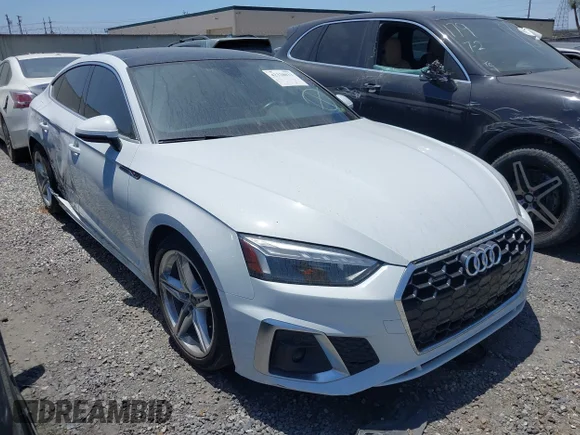 ✅ 2022 Audi A5 Sportback S line Premium Plus • VIN: WAUFACF54NA007608 • Lot: 42328033. Listed on IAAI with 43,733 mi. Free auction sales archive from the USA and detailed vehicle history report at DreamBid. Image 1.