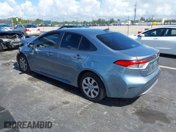 ✅ 2020 Toyota Corolla LE • VIN: JTDEPRAE8LJ067279 • Lot: 45112905. Wystawiony na IAAI z przebiegiem 91 125 mil. Bezpłatny archiwum sprzedaży aukcyjnych z USA i szczegółowy raport historii pojazdu na DreamBid. Zdjęcie 3.