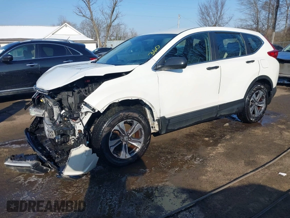 ✅ 2017 Honda CR-V LX • VIN: 2HKRW6H3XHH214824 • Lot: 44284014. Wystawiony na IAAI z przebiegiem 100 308 mil. Bezpłatny archiwum sprzedaży aukcyjnych z USA i szczegółowy raport historii pojazdu na DreamBid. Zdjęcie 2.