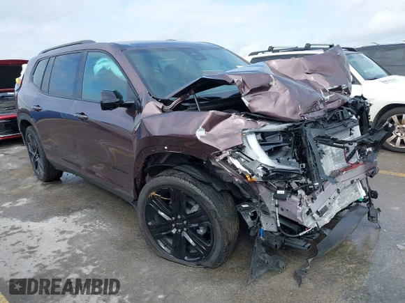 ✅ 2026 GMC Acadia FWD Elevation • VIN: 1GKENKKS9TJ184956 • Lot: 44526850. Listed on IAAI with 911 mi. Free auction sales archive from the USA and detailed vehicle history report at DreamBid. Image 1.