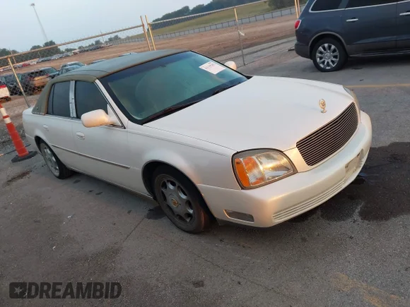 ✅ 2001 Cadillac DeVille • VIN: 1G6KD54YX1U293798 • Lot: 43139282. Wystawiony na IAAI z przebiegiem 166 854 mil. Bezpłatny archiwum sprzedaży aukcyjnych z USA i szczegółowy raport historii pojazdu na DreamBid. Zdjęcie 1.