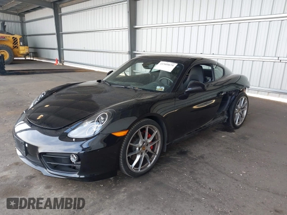 ✅ 2015 Porsche Cayman S • VIN: WP0AB2A80FK184898 • Lot: 41909079. Wystawiony na IAAI z przebiegiem 34 863 mil. Bezpłatny archiwum sprzedaży aukcyjnych z USA i szczegółowy raport historii pojazdu na DreamBid. Zdjęcie 2.