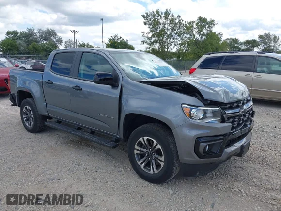 ✅ 2021 Chevrolet Colorado 4WD Z71 • VIN: 1GCGTDEN5M1218484 • Лот: 43143830. Опубліковано раніше на IAAI з пробігом 44 127 миль. Безкоштовний доступ до архіву аукціонних продажів зі США та докладний звіт про історію автомобіля на DreamBid. Зображення 1.