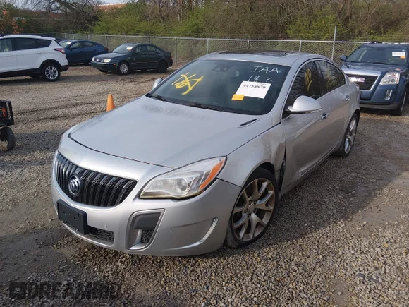 ✅ 2014 Buick Regal GS • VIN: 2G4GT5GX7E9302626 • Лот: 44758879. Опубліковано раніше на IAAI з пробігом 135 832 миль. Безкоштовний доступ до архіву аукціонних продажів зі США та докладний звіт про історію автомобіля на DreamBid. Зображення 2.