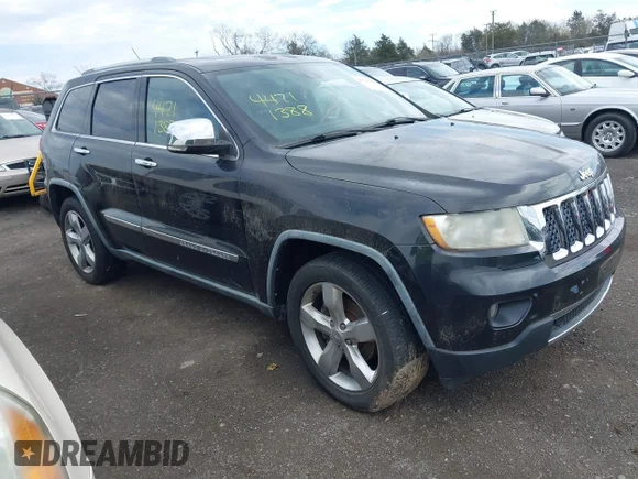 ✅ 2011 Jeep Grand Cherokee Overland • VIN: 1J4RS6GT1BC557371 • Лот: 44711388. Опубликован ранее на IAAI с пробегом 160 310 миль. Бесплатный доступ к архиву аукционных продаж из США и подробный отчёт об истории автомобиля на DreamBid. Изображение 1.
