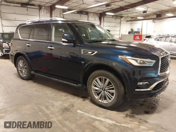 ✅ 2019 Infiniti QX80 Limited • VIN: JN8AZ2NE5K9232543 • Lot: 42974964. Wystawiony na IAAI z przebiegiem 119 701 mil. Bezpłatny archiwum sprzedaży aukcyjnych z USA i szczegółowy raport historii pojazdu na DreamBid. Zdjęcie 1.