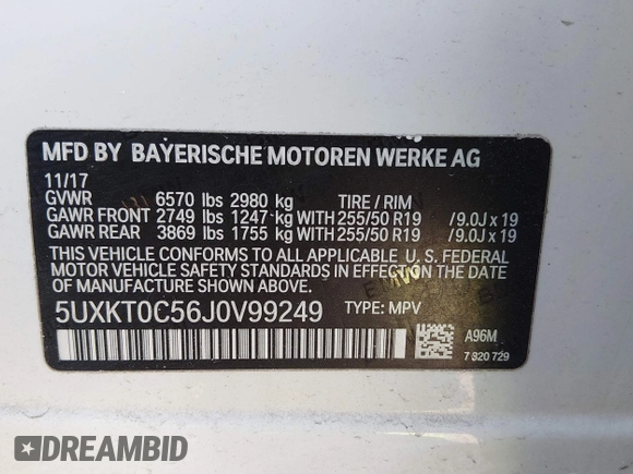 ✅ 2018 BMW X5 xDrive40e • VIN: 5UXKT0C56J0V99249 • Lot: 44193689. Wystawiony na IAAI z przebiegiem 124 083 mil. Bezpłatny archiwum sprzedaży aukcyjnych z USA i szczegółowy raport historii pojazdu na DreamBid. Zdjęcie 9.