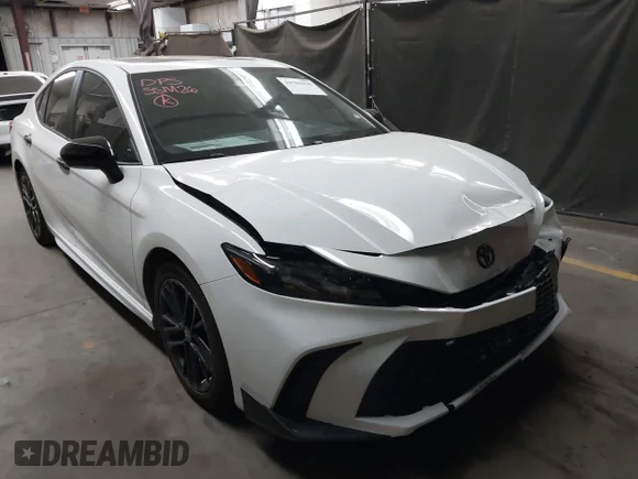 ✅ 2025 Toyota Camry XSE • VIN: 4T1DAACK8SU648176 • Lot: 44702958. Listed on IAAI with 9,865 mi. Free auction sales archive from the USA and detailed vehicle history report at DreamBid. Image 1.
